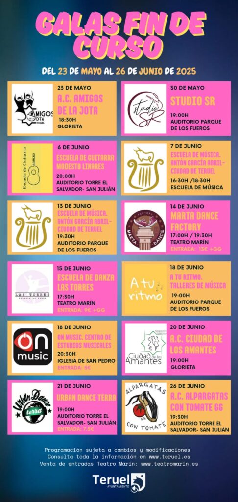 CARTEL FESTIVALES