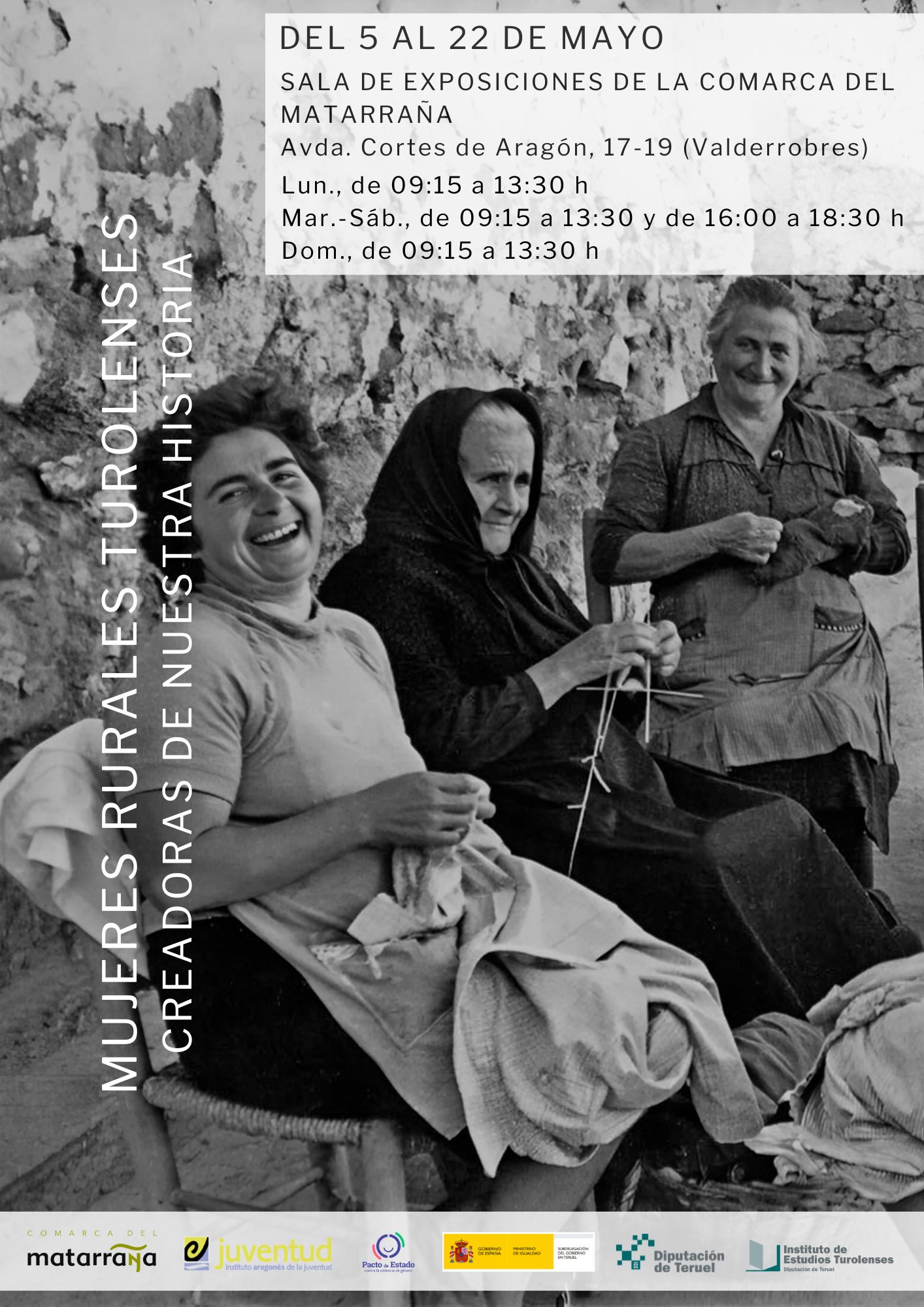 Cartel-Exposicion-Mujeres-rurales-turolenses.-Valderrobres