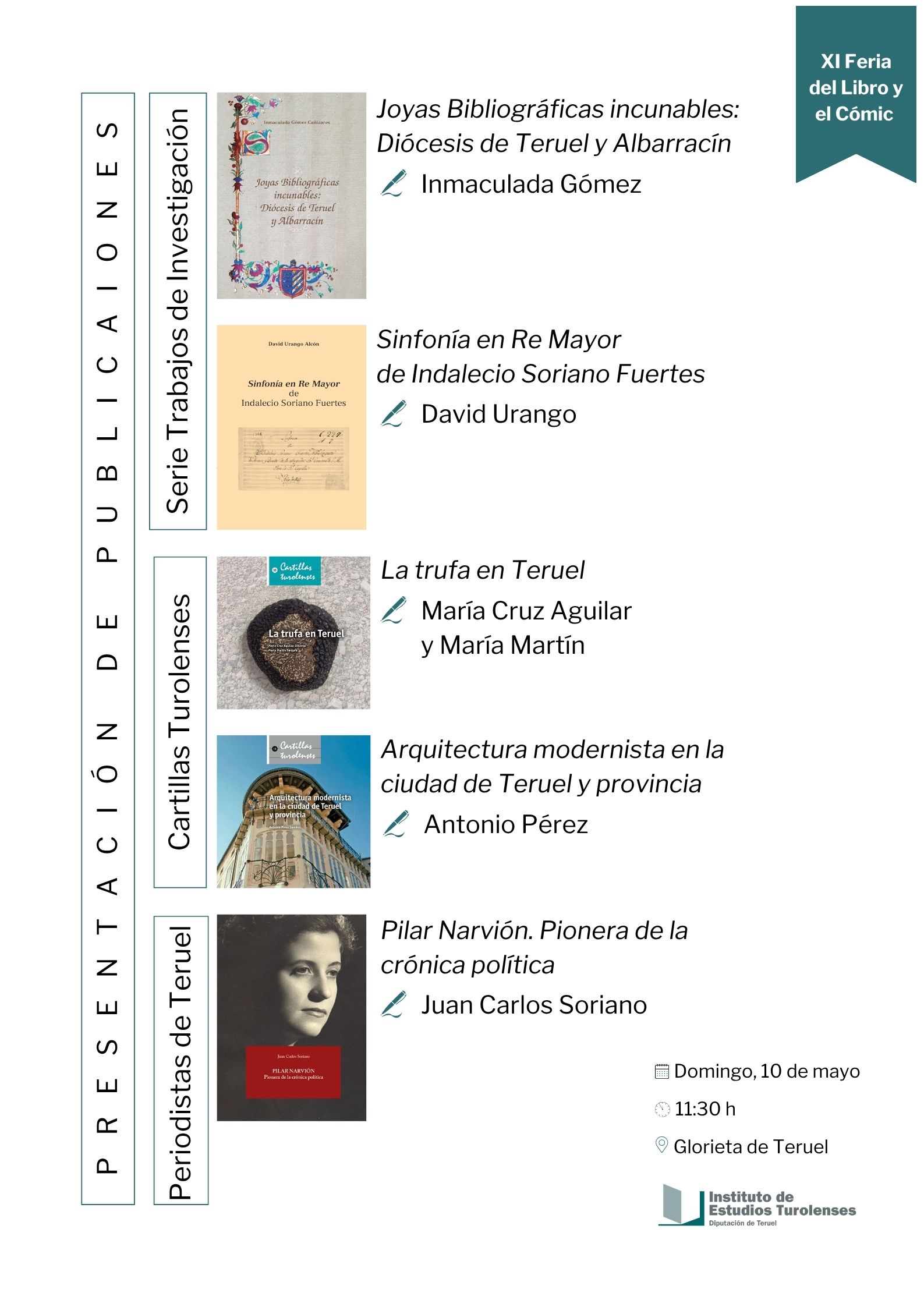 Cartel-presentaciones-publicaciones-XI-Feria-del-Libro