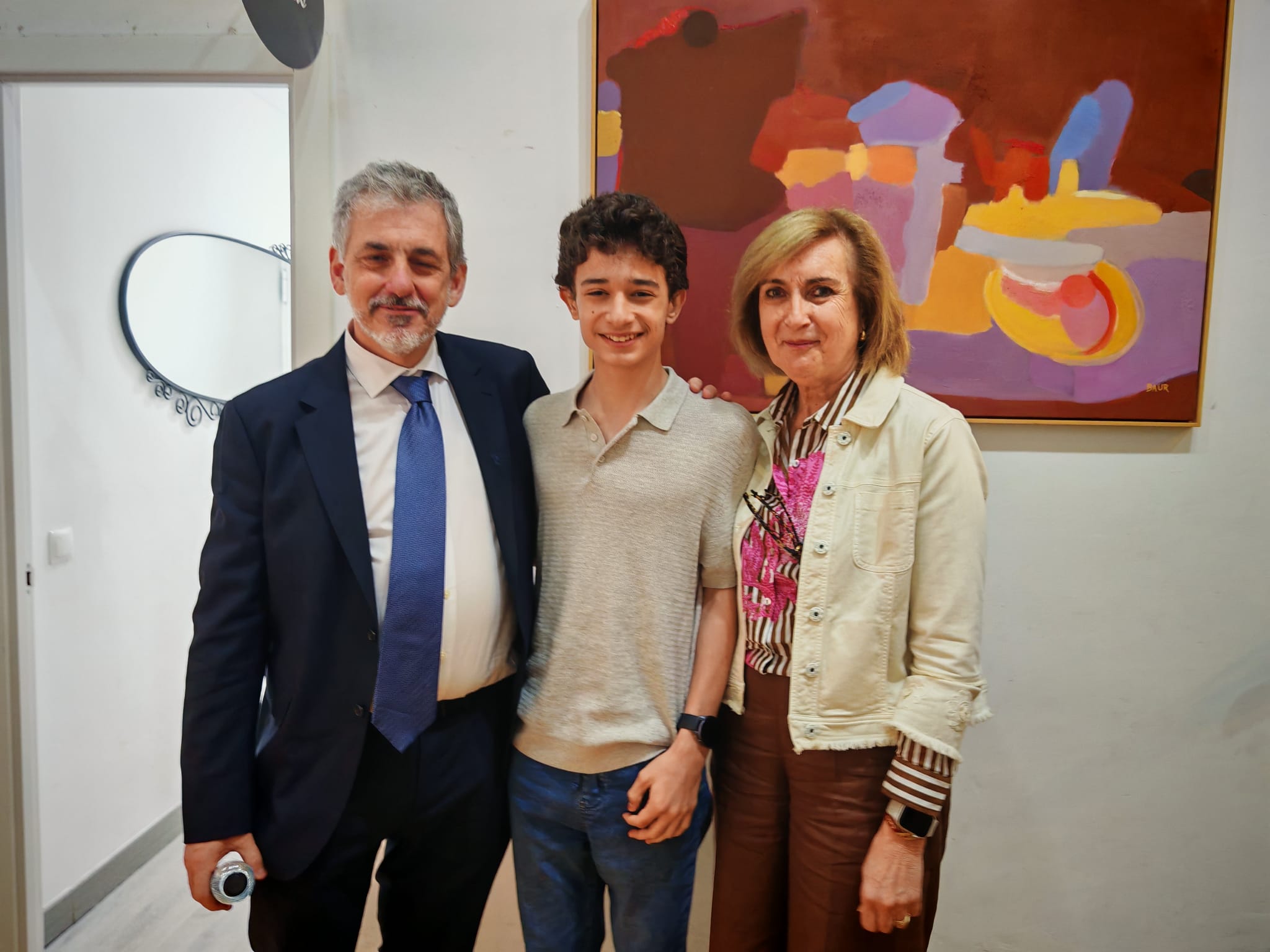 Alejandro Barea, del Consejo de Infancia y Adolescencia de Teruel, participa en la Asamblea General de la Plataforma de Infancia