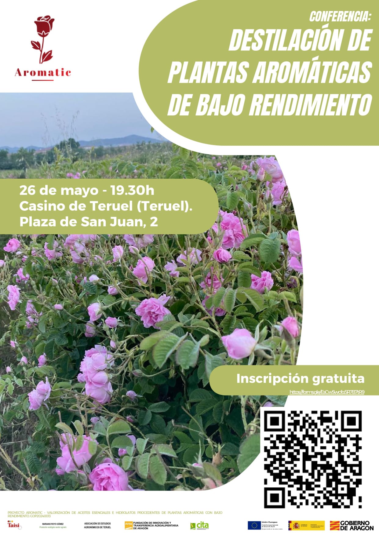 Destilación de plantas aromáticas de bajo rendimiento
