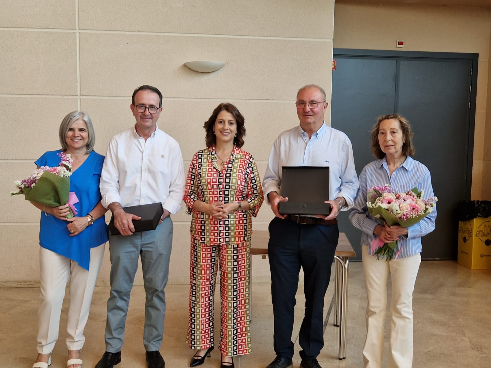 El Ayuntamiento rinde homenaje en la festividad de Santa Rita a los trabajadores municipales jubilados