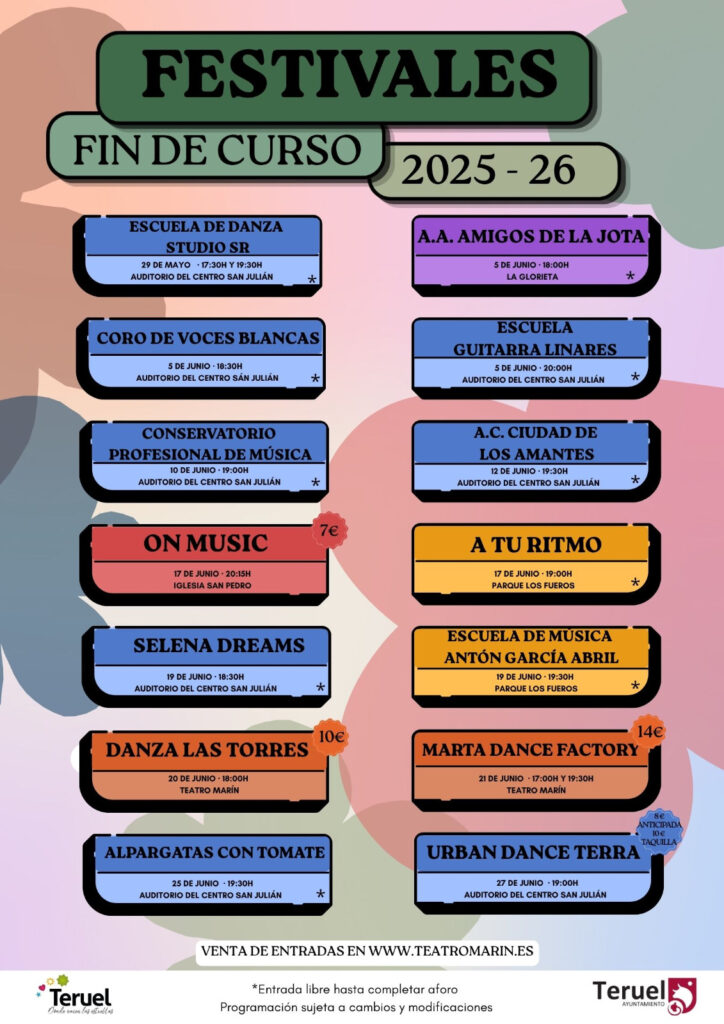 FESTIVALES FIN DE CURSO