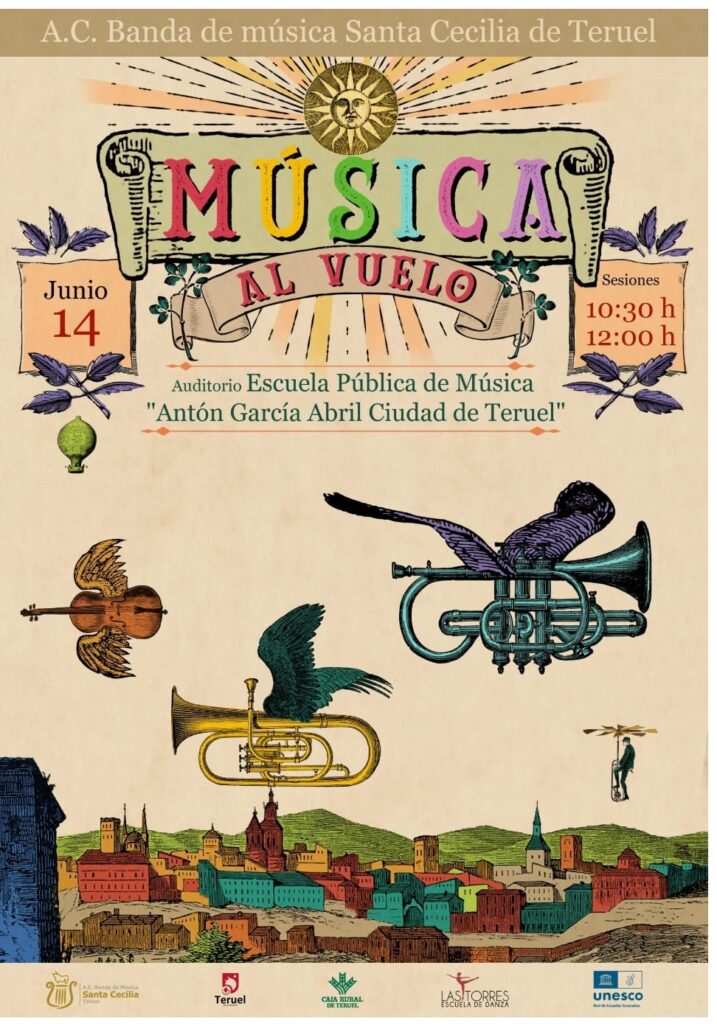 Cartel Música al Vuelo