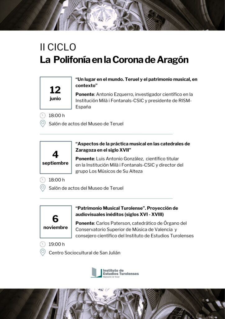 II CICLO La Polifonía en la Corona de Aragón