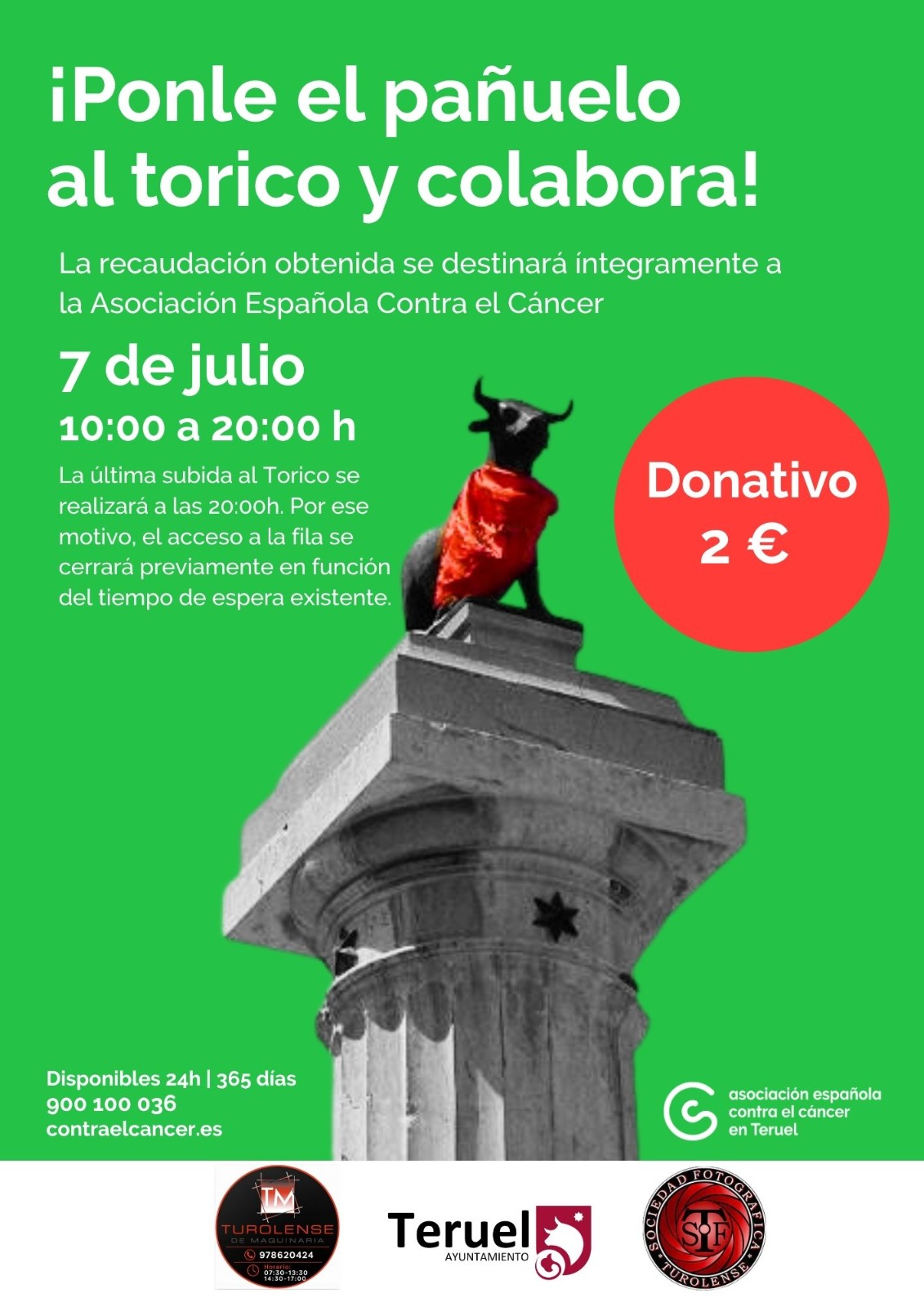 ¡Ponle el pañuelo al torico y colabora!