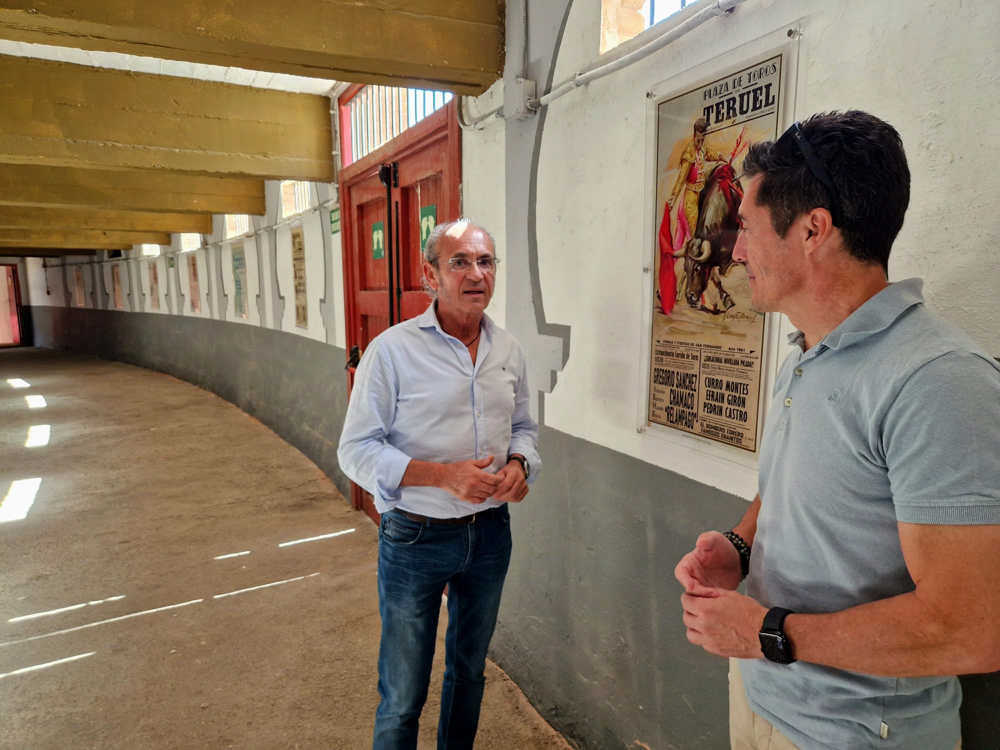 La Plaza de Toros de Teruel abre una ventana a su historia con una exposición permanente de carteles de la Feria del Ángel