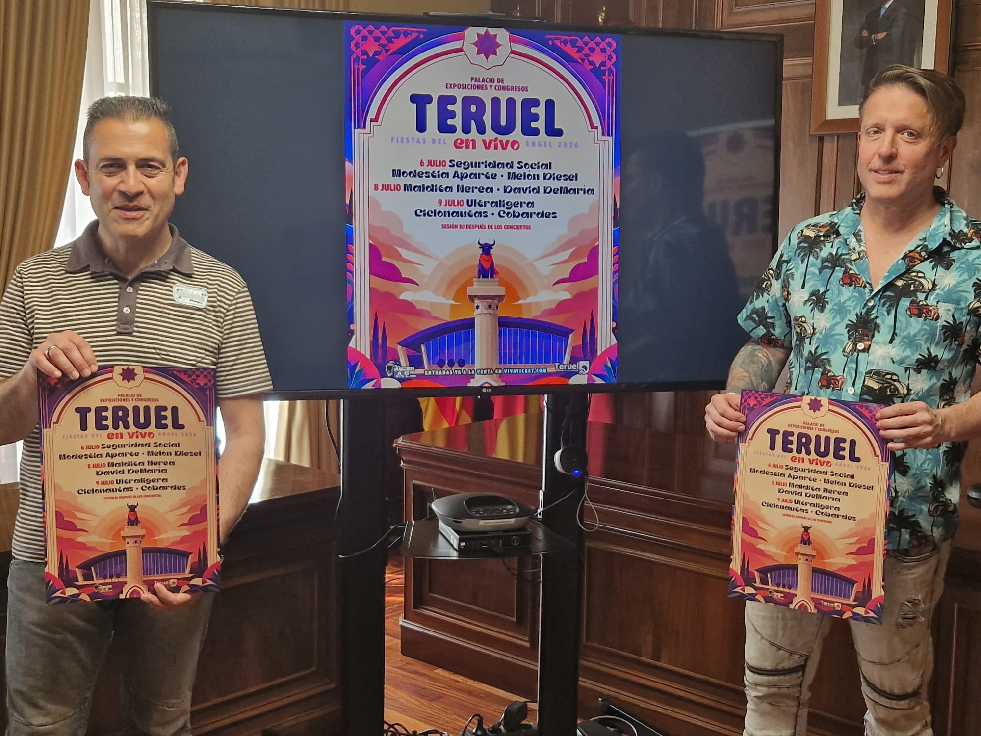 Teruel recupera los grandes conciertos de las Fiestas del Ángel con un cartel que une leyendas del Pop y Rock con nuevas referencias del panorama nacional
