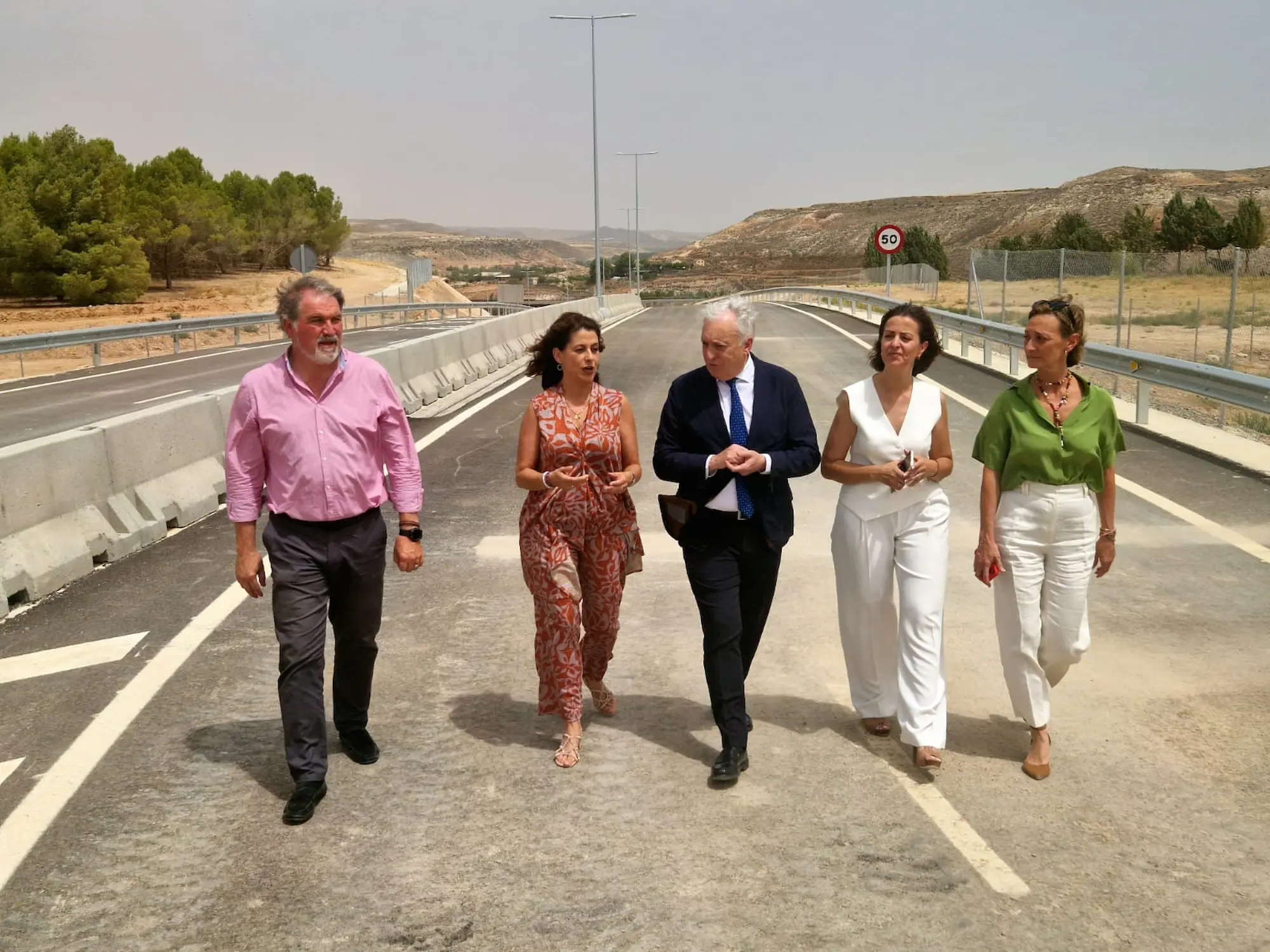 El Gobierno de Aragón entrega al Ayuntamiento de Teruel la primera fase del vial del nuevo Hospital Obispo Polanco