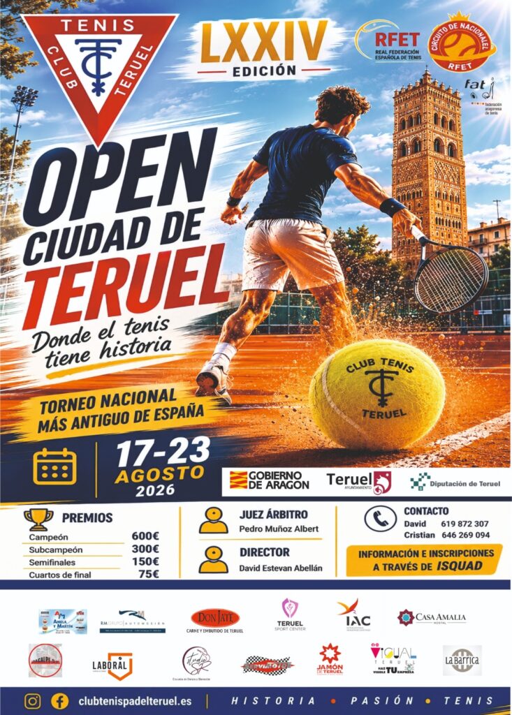 Open Tenis Ciudad de Teruel 2026