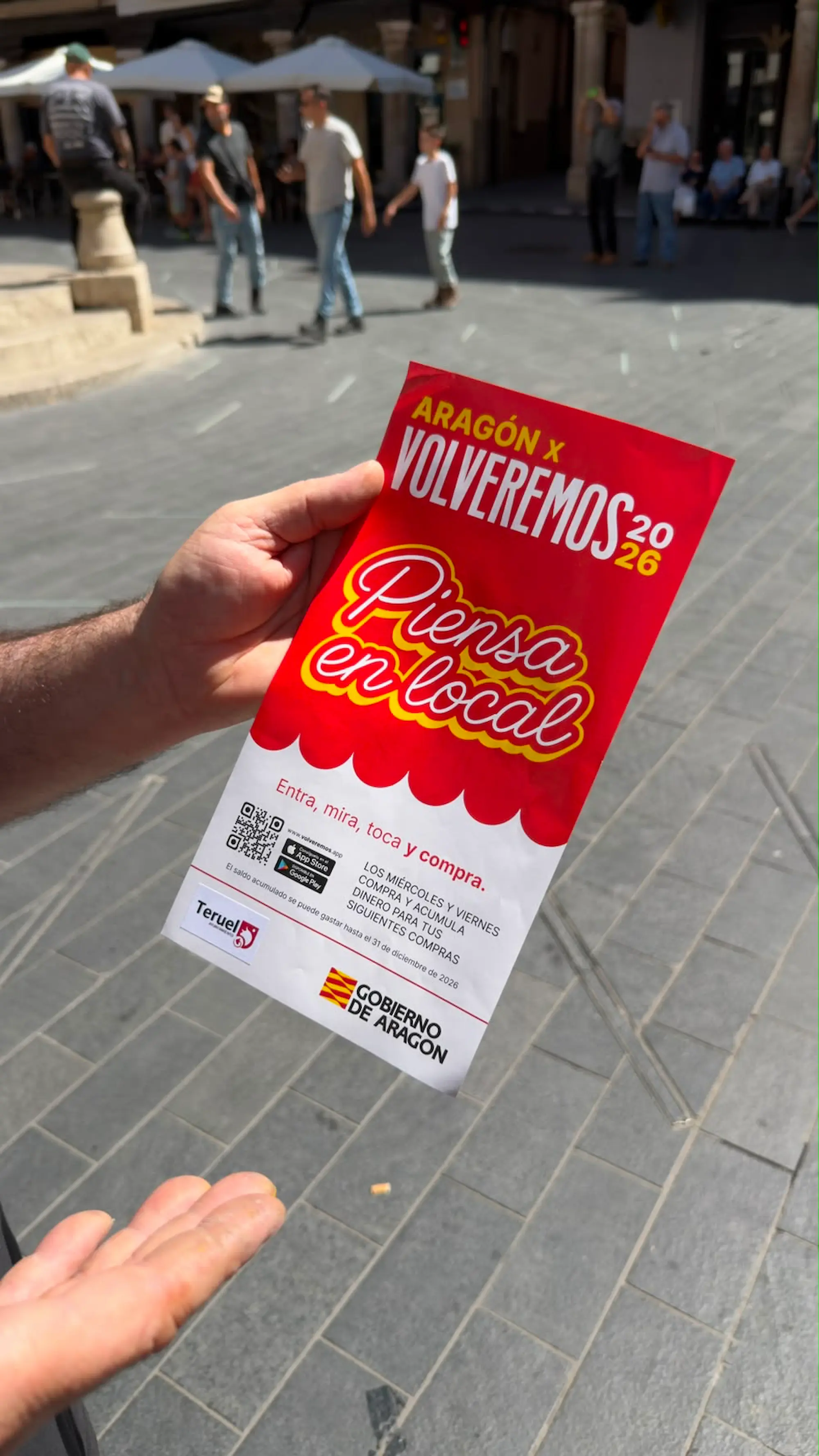 “VUELTA AL COLE DE VOLVEREMOS” LLEGA A TERUEL CON MÁS DE 81.000 EUROS PARA IMPULSAR EL COMERCIO LOCAL.