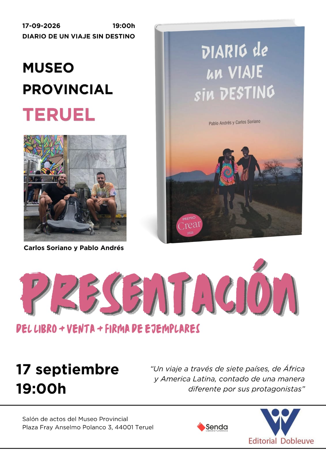 Presentación "Diario de viaje sin destino"