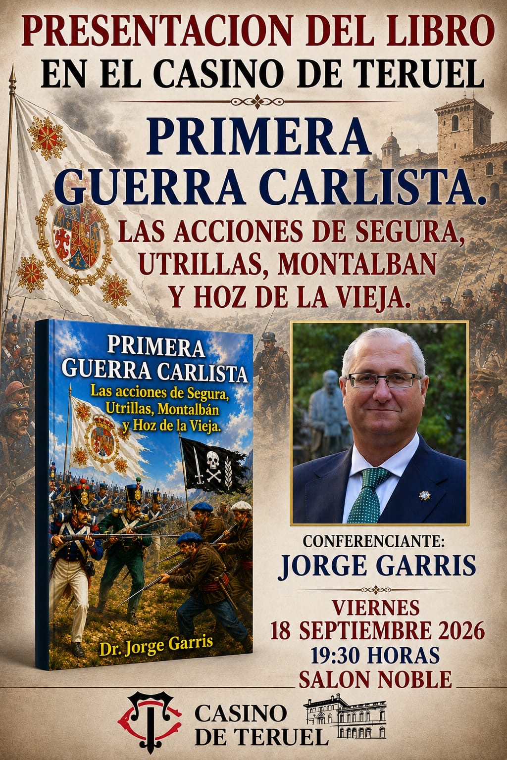 Presentación del libro "Primera guerra carlista"