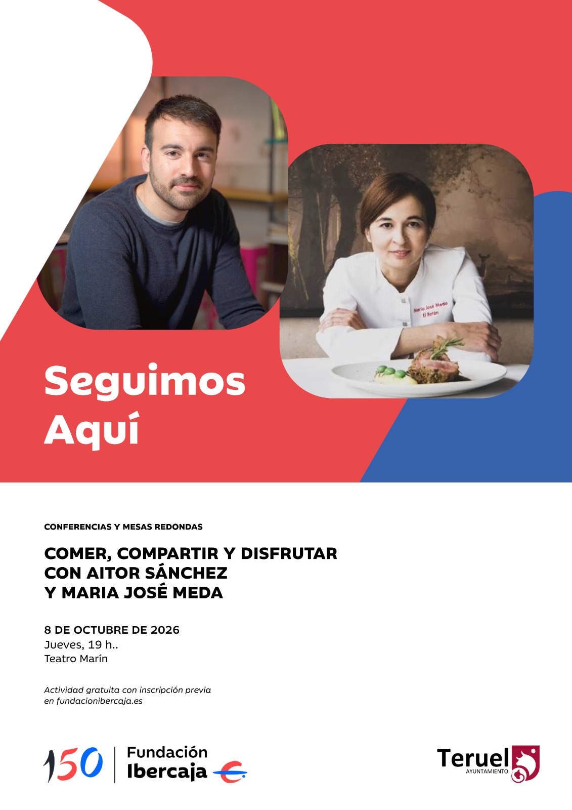 Conferencia y mesa redonda "Comer, compartir y disfrutar"